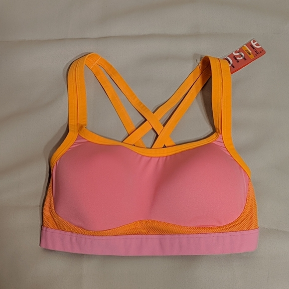 Josie Racerback Strappy Sports Bra NWT - Picture 1 of 6